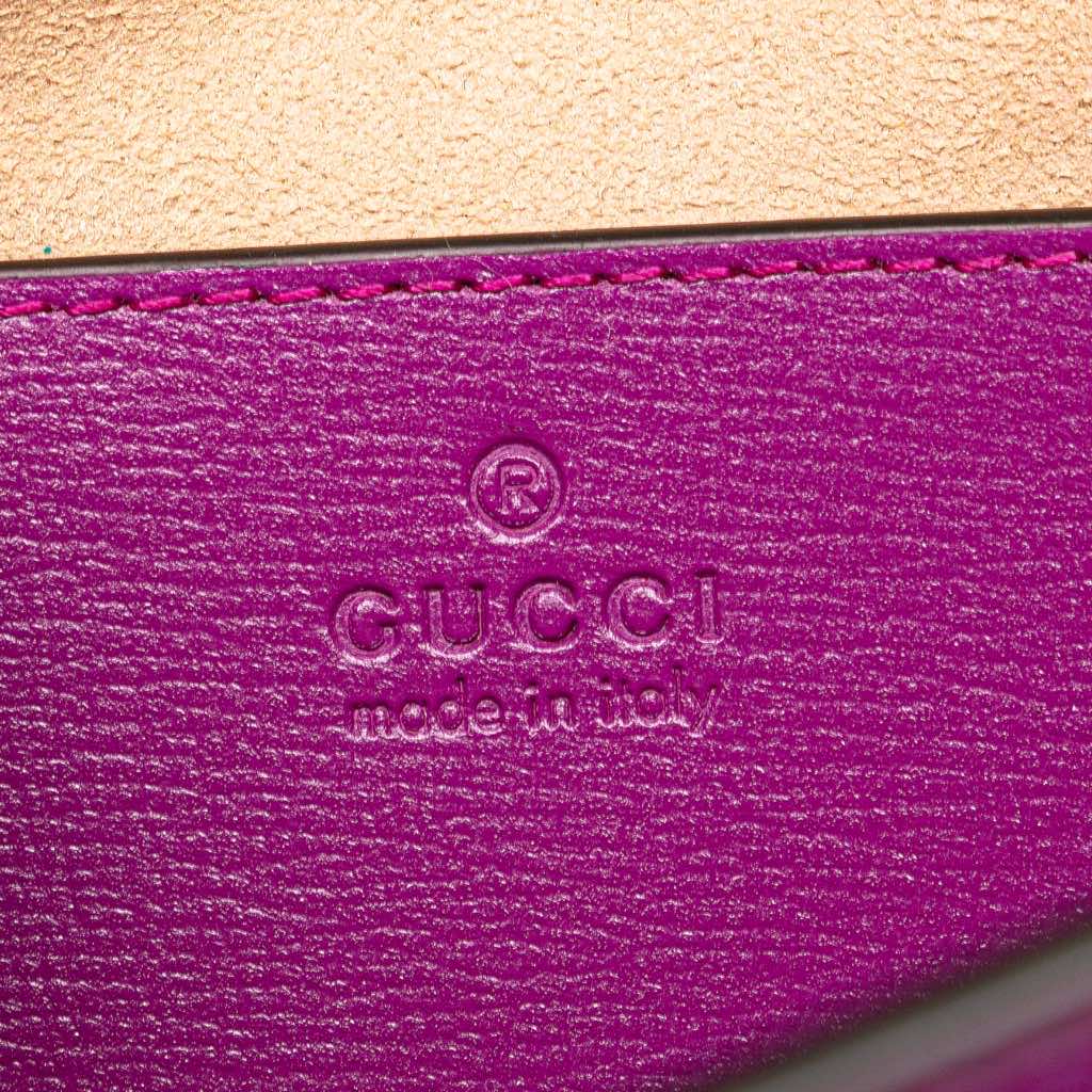 Gucci Mini Leather Horsebit 1955 Web Crossbody - Side view