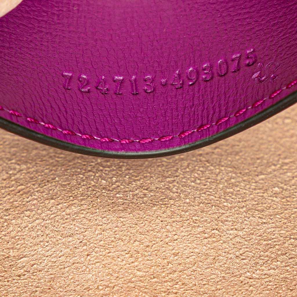 Gucci Mini Leather Horsebit 1955 Web Crossbody - Detail 2