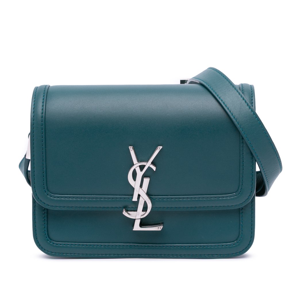 Saint Laurent Small Leather Solferino Satchel In Box