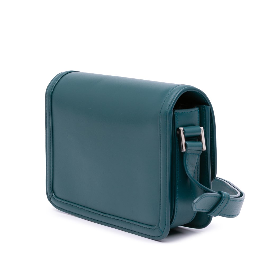 Saint Laurent Small Leather Solferino Satchel In Box - Back view