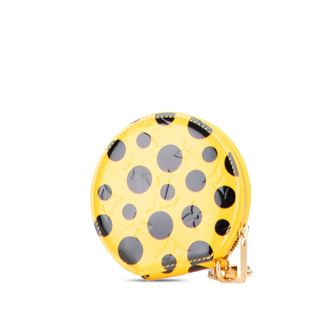 Louis Vuitton Monogram Vernis Kusama Infinity Dots Chapeau Coin Purse - Back view