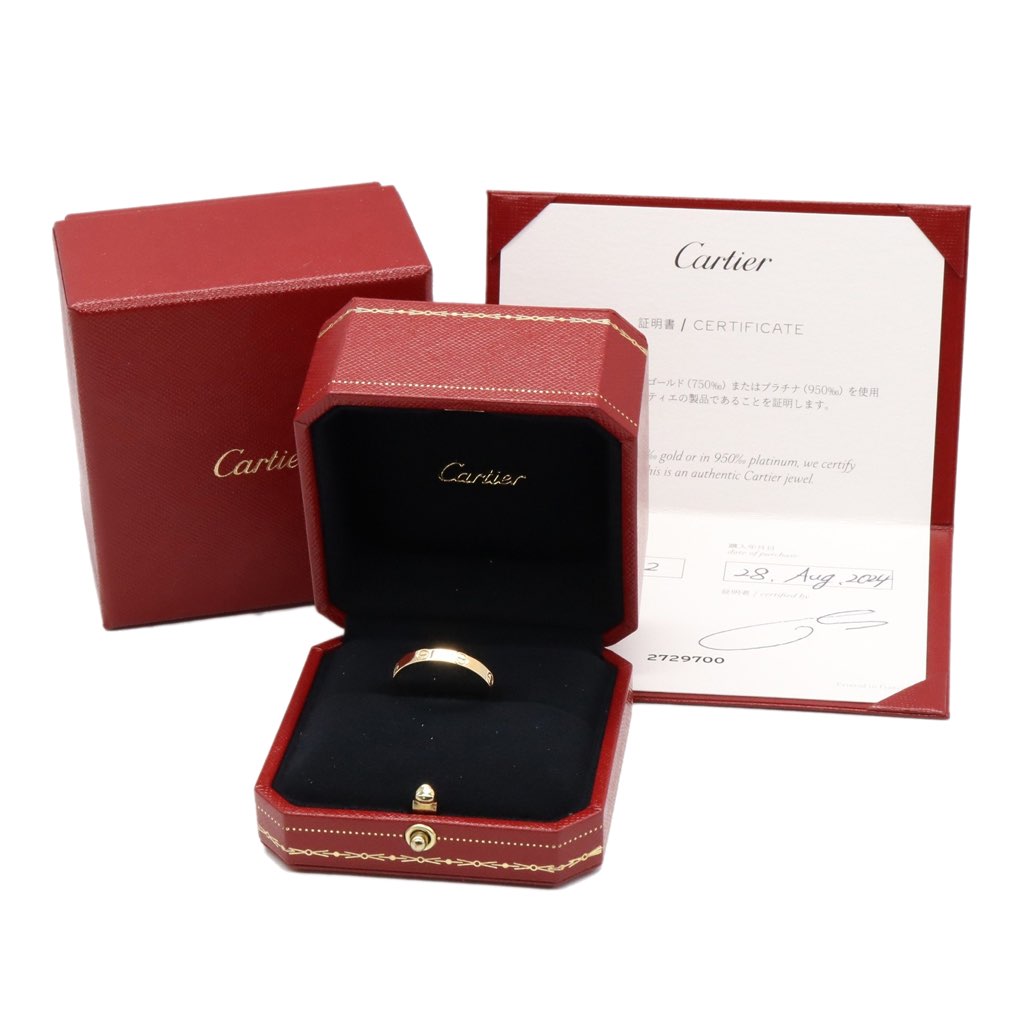 Cartier 18K Yellow Gold Small Love Ring - 4