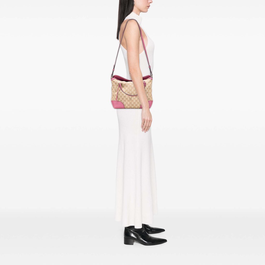 Gucci Medium GG Canvas Bree Satchel - Image 13