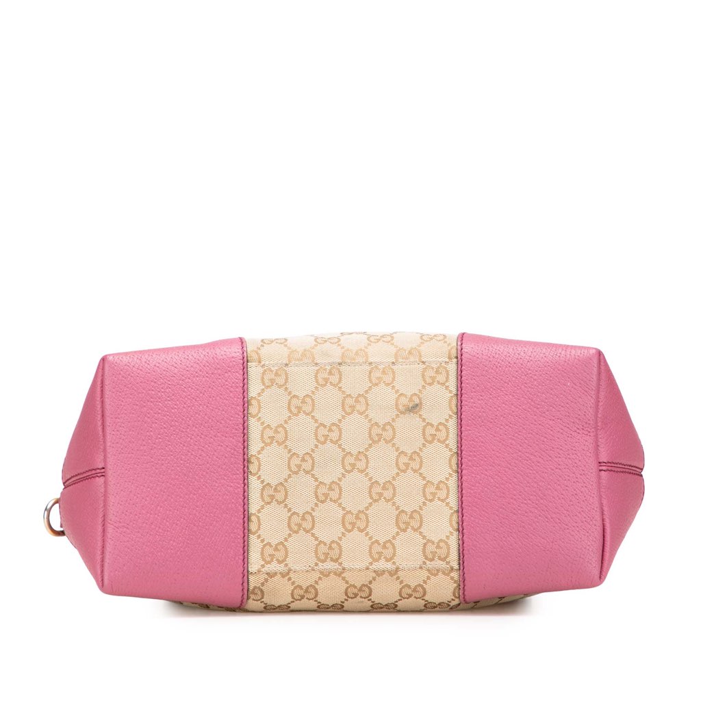 Gucci Medium GG Canvas Bree Satchel - Image 6