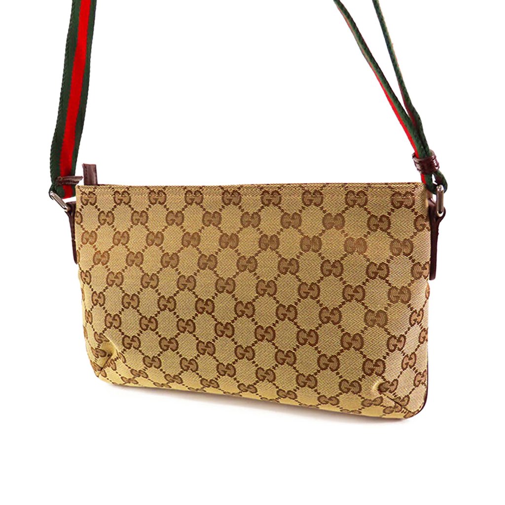 Gucci GG Canvas Web Crossbody - 2