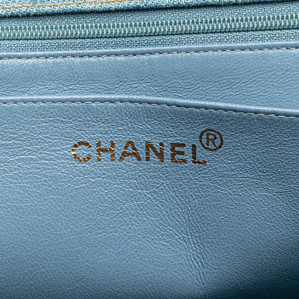 Chanel Denim Kelly Top Handle Bag - 5