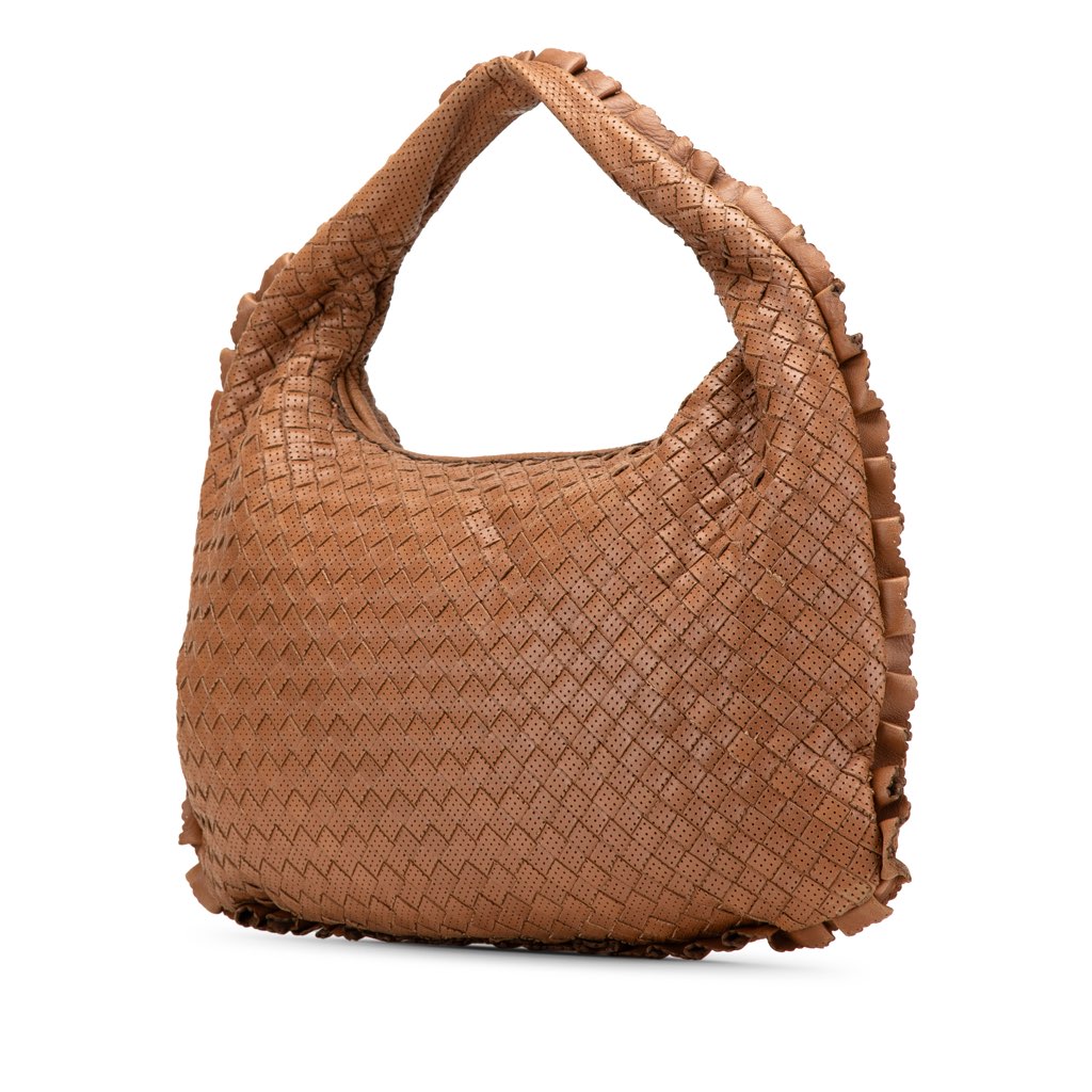Bottega Veneta Small Perforated Nappa Intrecciato Veneta Hobo - 2