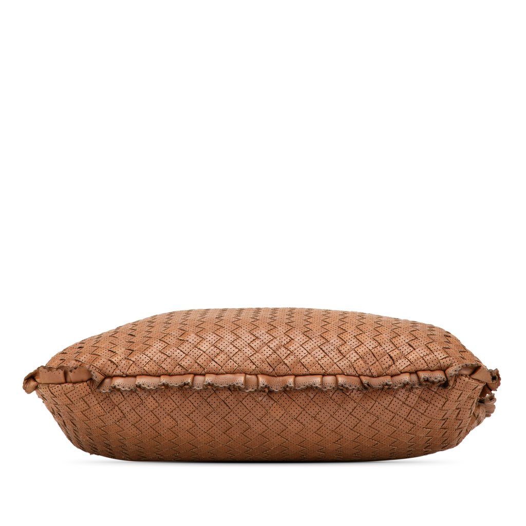Bottega Veneta Small Perforated Nappa Intrecciato Veneta Hobo - 3