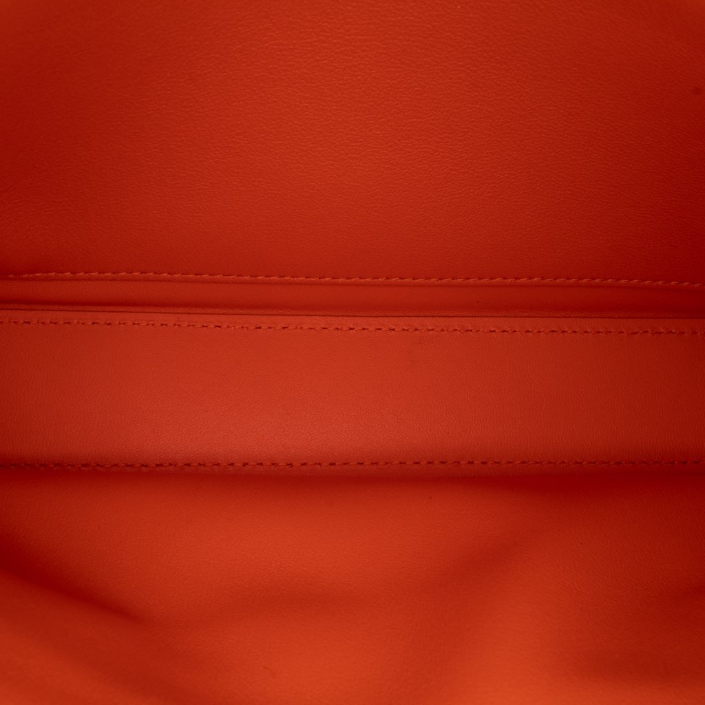 Celine Smooth Calfskin Triomphe Chain Shoulder Bag - 4