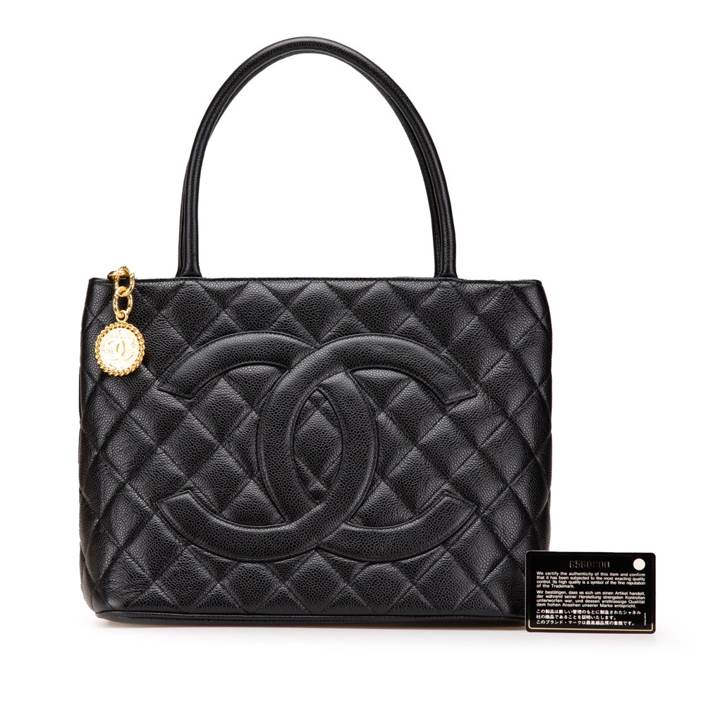 Chanel Caviar Medallion Tote - Image 14