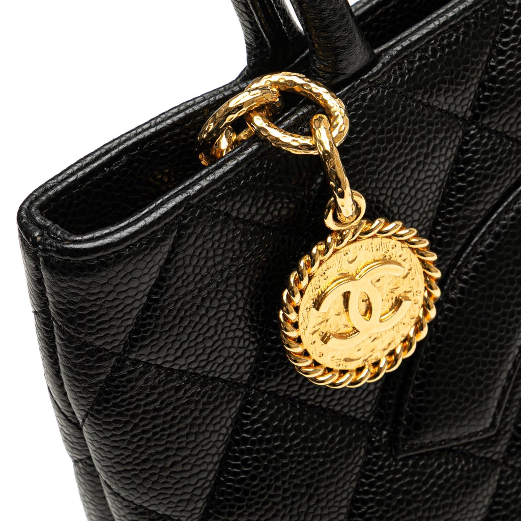 Chanel Caviar Medallion Tote - Image 10
