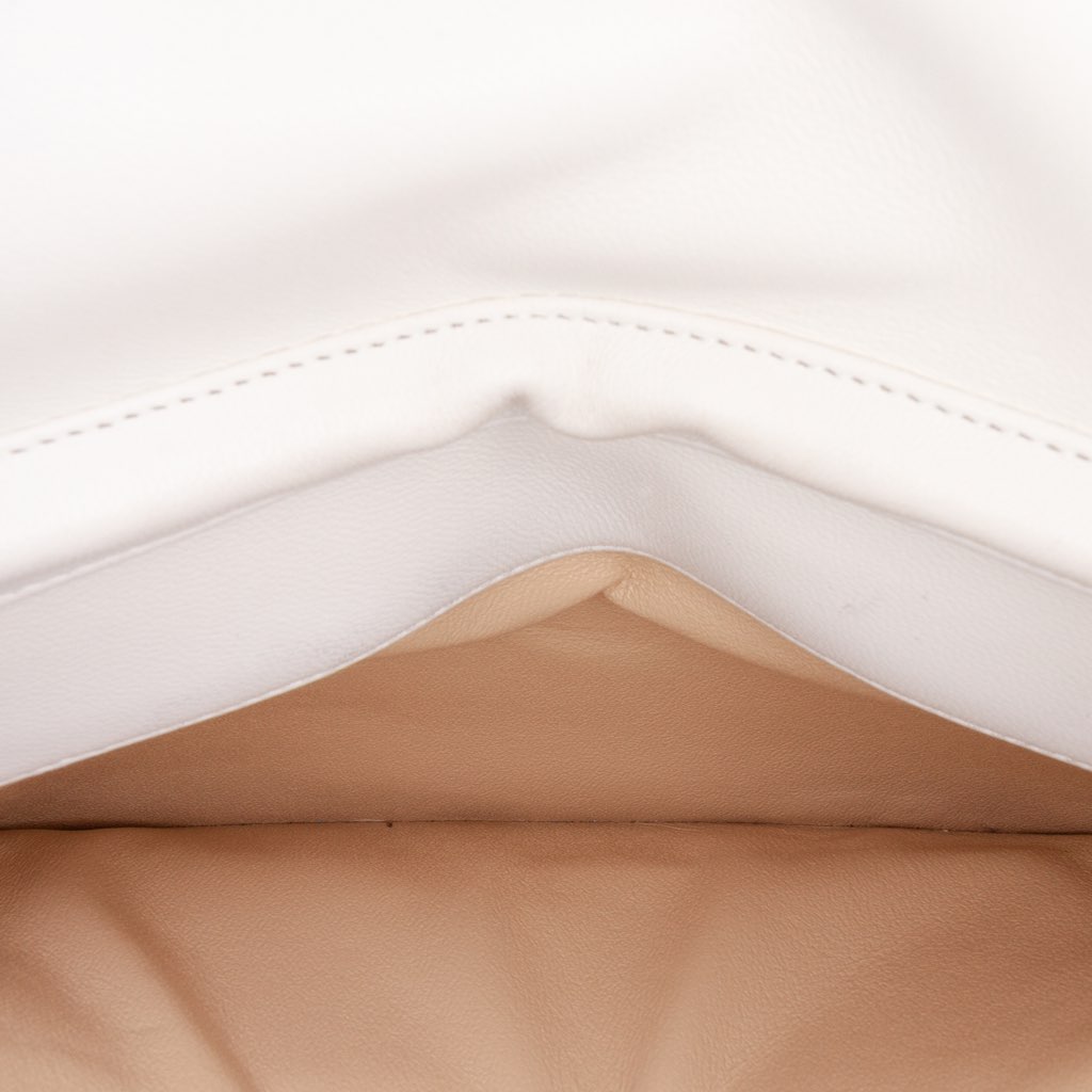 Chanel CC Bicolor Woven Lambskin Crystal Pearl Flap - Detail 1