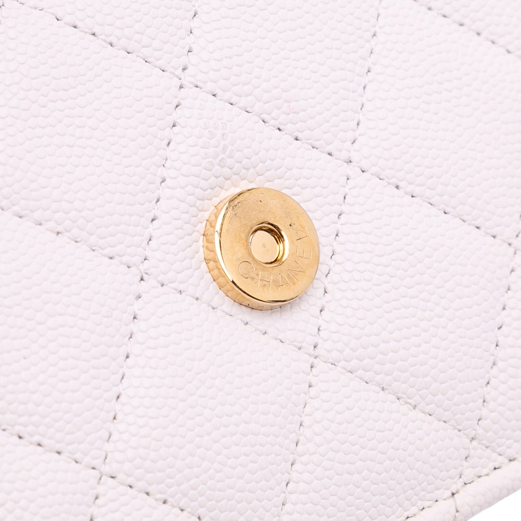 Chanel Quilted Caviar Coco Casino Wallet on Chain - Image 10
