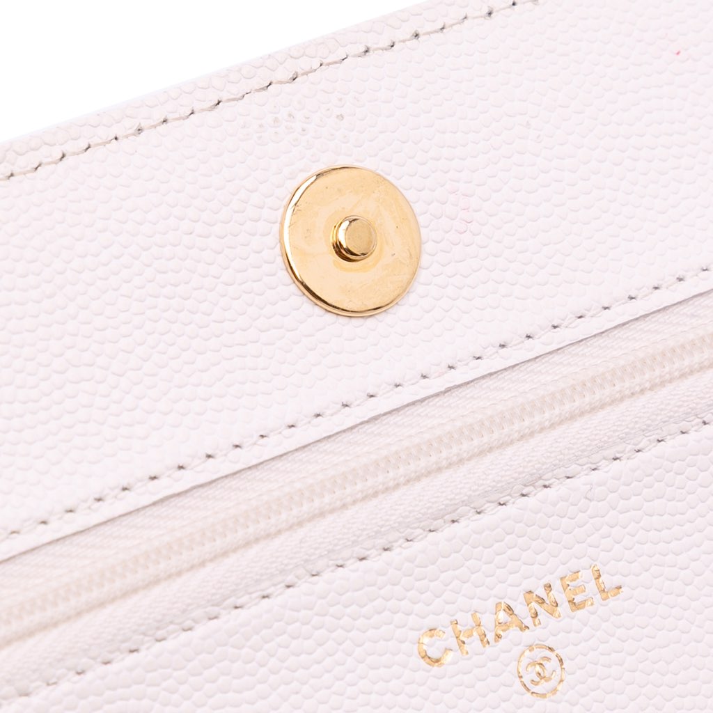 Chanel Quilted Caviar Coco Casino Wallet on Chain - Image 11