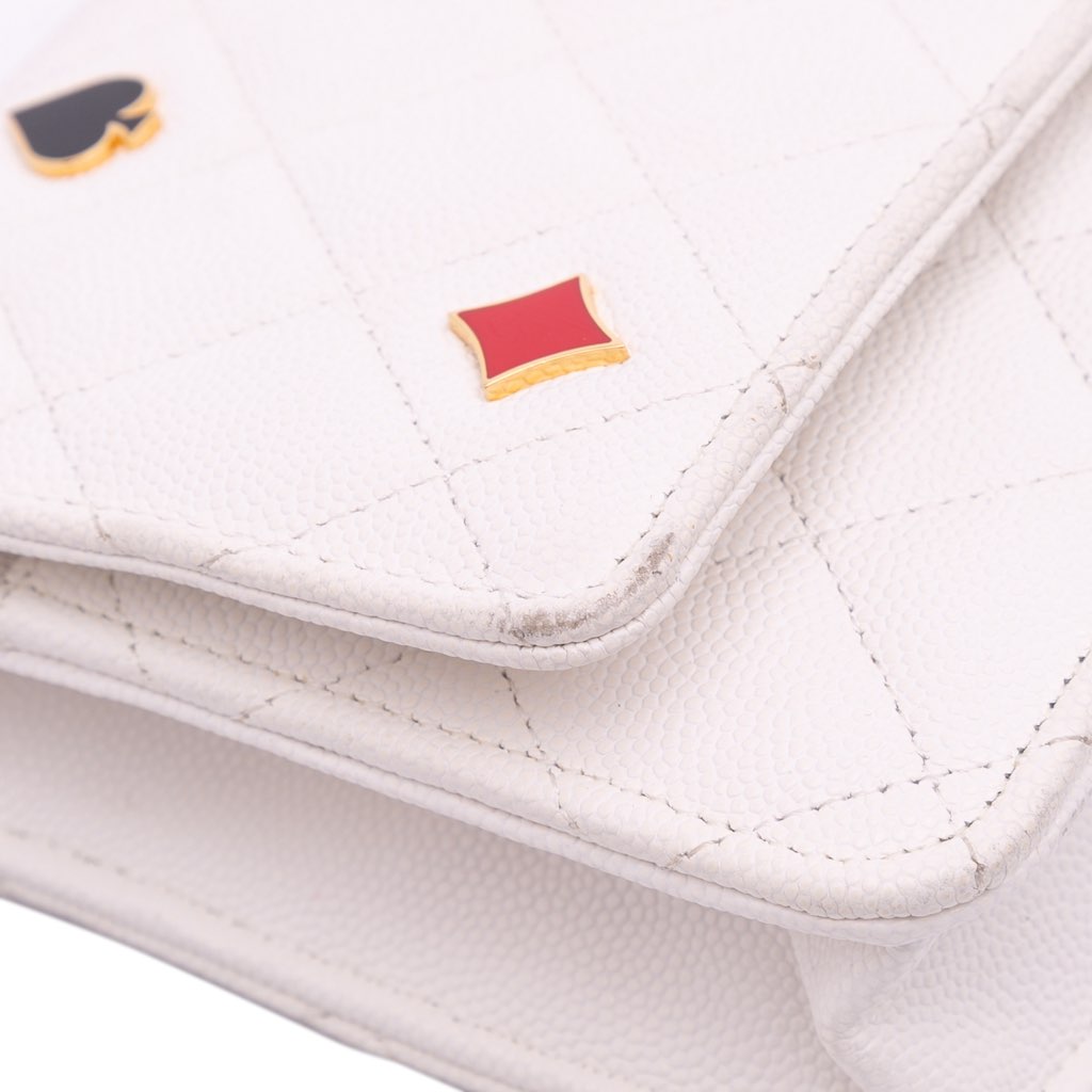 Chanel Quilted Caviar Coco Casino Wallet on Chain - Image 12