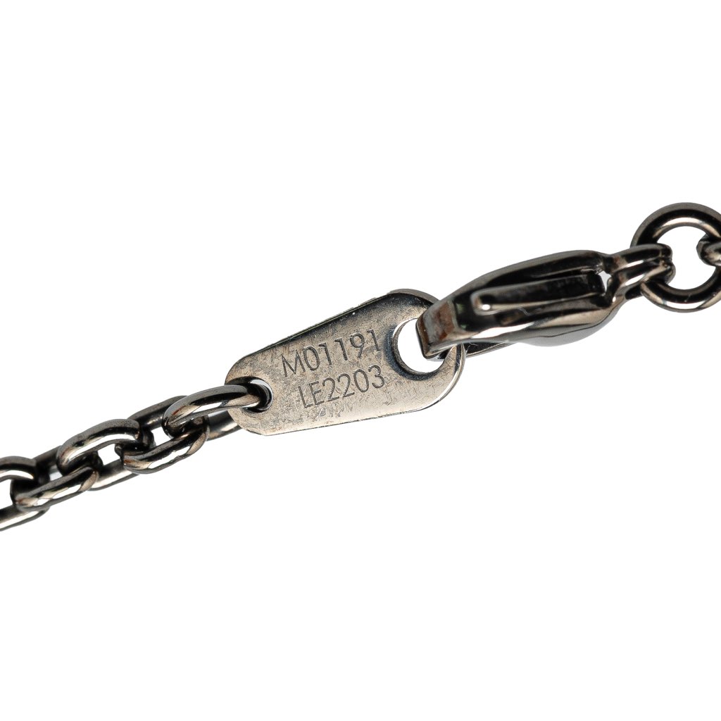 Louis Vuitton Stainless Steel Monogram Bold Necklace - 5