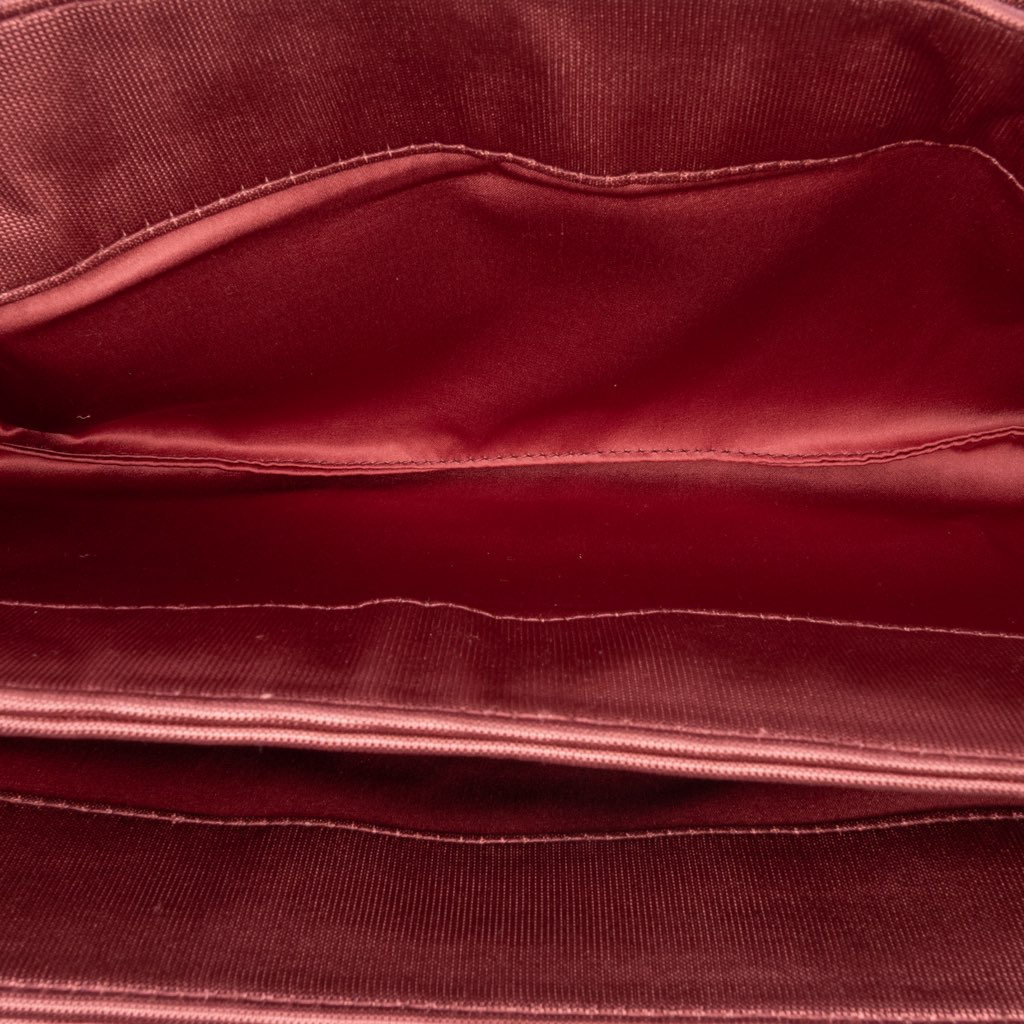 Bottega Veneta Canvas Intrecciato Buckle Flap Handbag - Side view