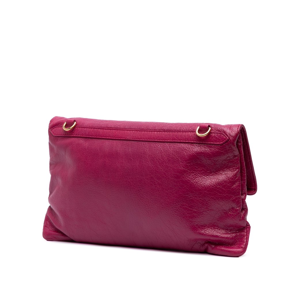 Balenciaga Lambskin Motocross Classic Giant 12 Envelope Crossbody - 2