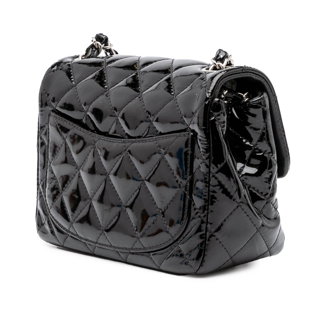 Chanel Mini Square Classic Patent Single Flap - 2
