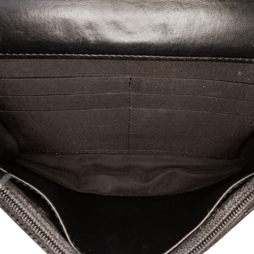 Chanel Paris in Rome CC Bicolor Quilted Lambskin Wallet On Chain - 4