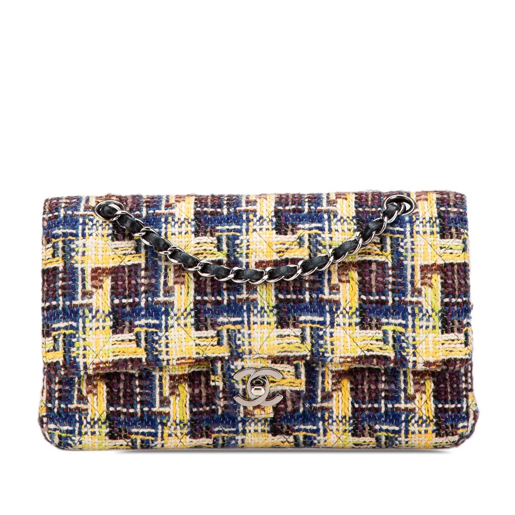 Chanel Medium Classic Tweed Double Flap
