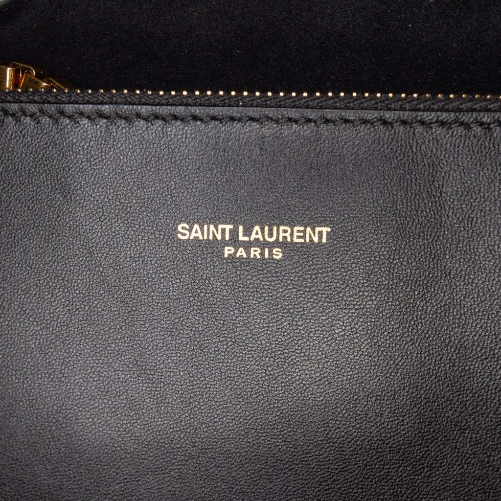 Saint Laurent Suede Suzanne Chain Shoulder Bag - 5