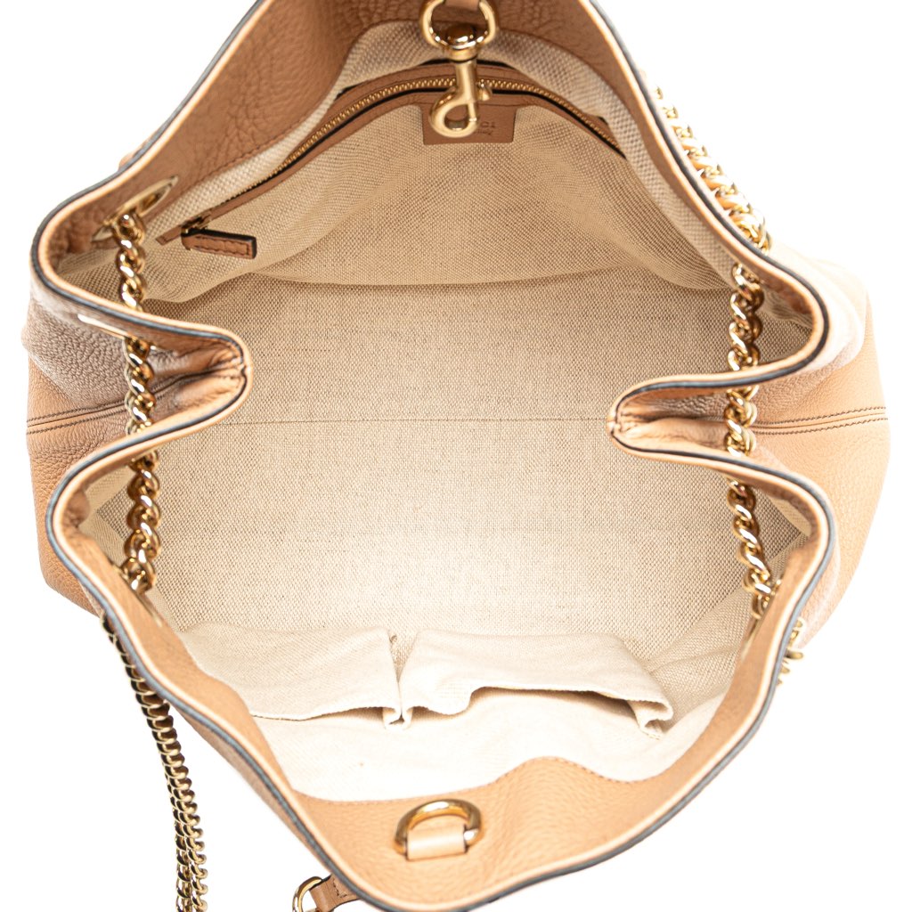 Gucci Medium Leather Soho Chain Tote - 4