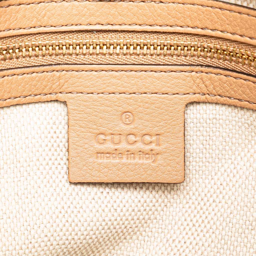 Gucci Medium Leather Soho Chain Tote - Side view