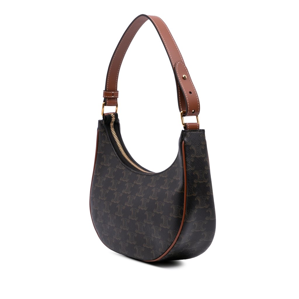 Celine Triomphe Coated Canvas Ava Shoulder Bag - 2