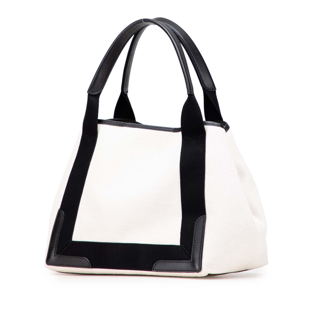 Balenciaga Canvas S Navy Cabas Tote - Back view