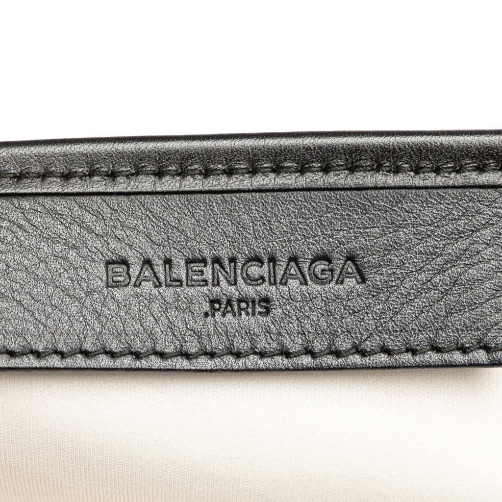Balenciaga Canvas S Navy Cabas Tote - Side view