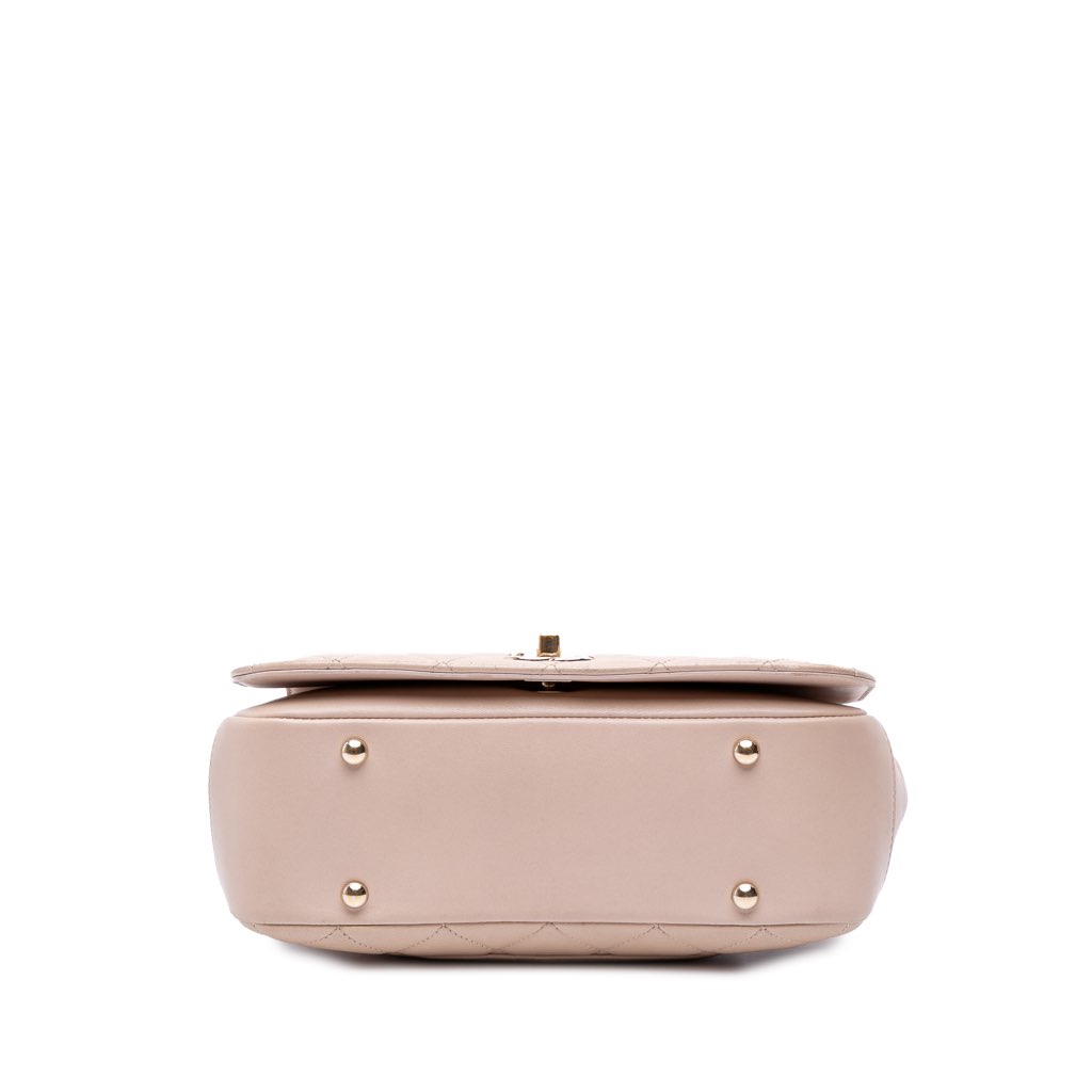 Chanel Medium Quilted Lambskin Carry Chic Flap - Image 6