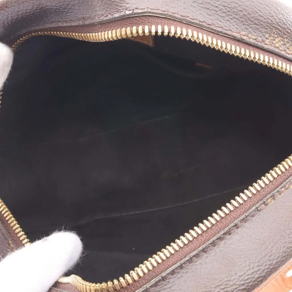 Louis Vuitton Monogram Giant Reverse Boite Chapeau Souple Brown Canvas Good - Inside View
