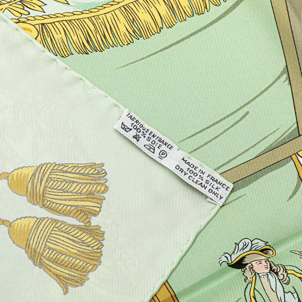 Hermès Vue Du Carrosse De La Galere La Reale Silk Scarf - Detail 1