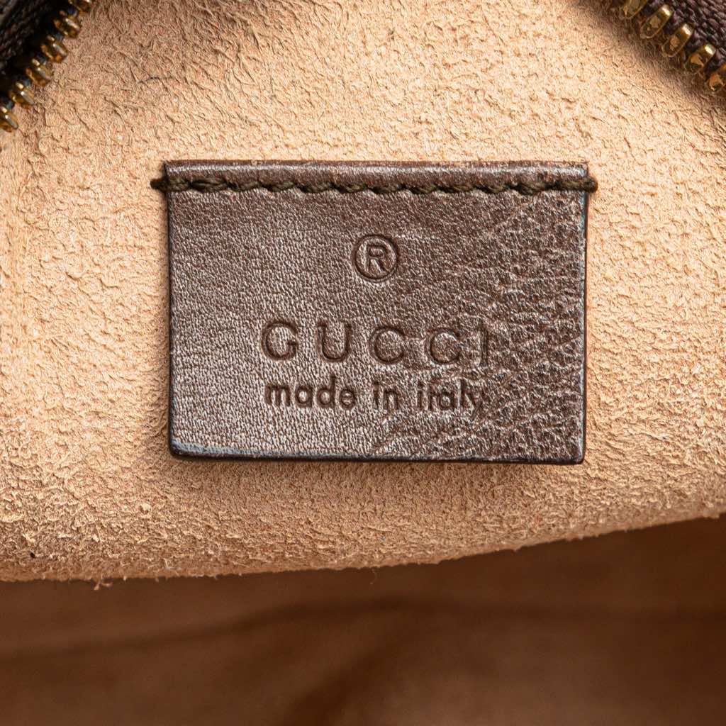 Gucci Mini GG Supreme Round Ophidia Crossbody - 5