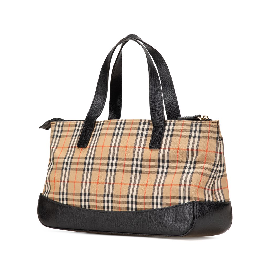 Burberry Haymarket Check Canvas Tote - 2