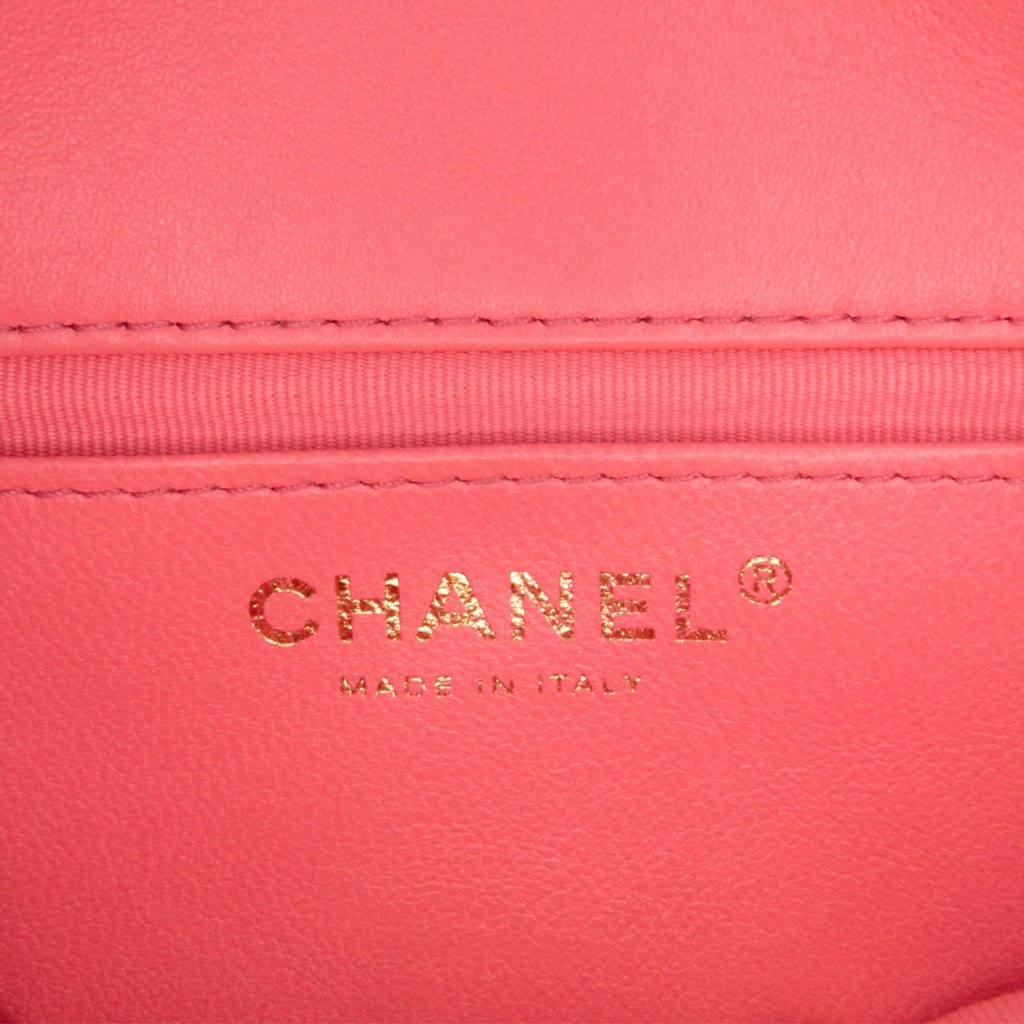 Chanel Mini Quilted Lambskin Funky Town Flap - Side view