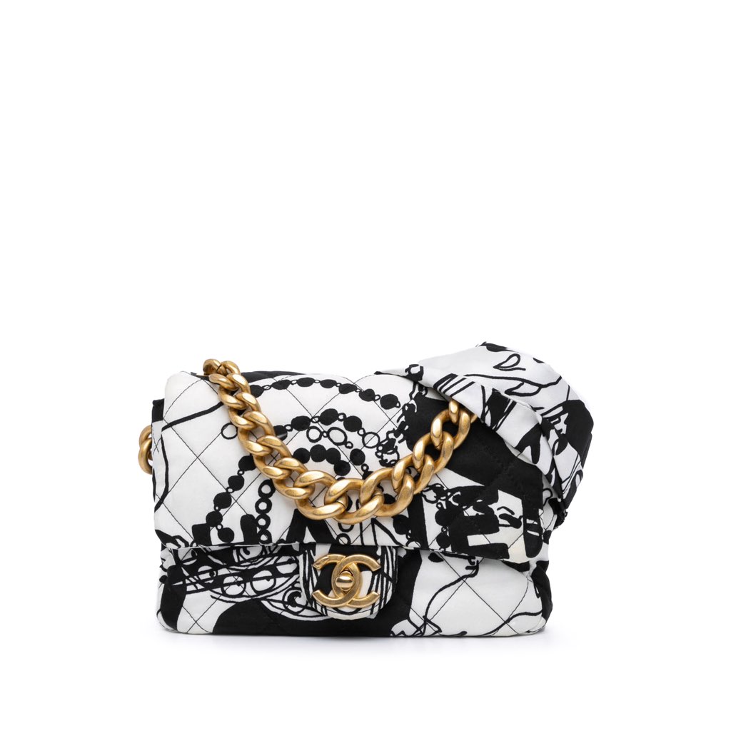 Chanel Mini Printed Canvas Deer Coco Flap