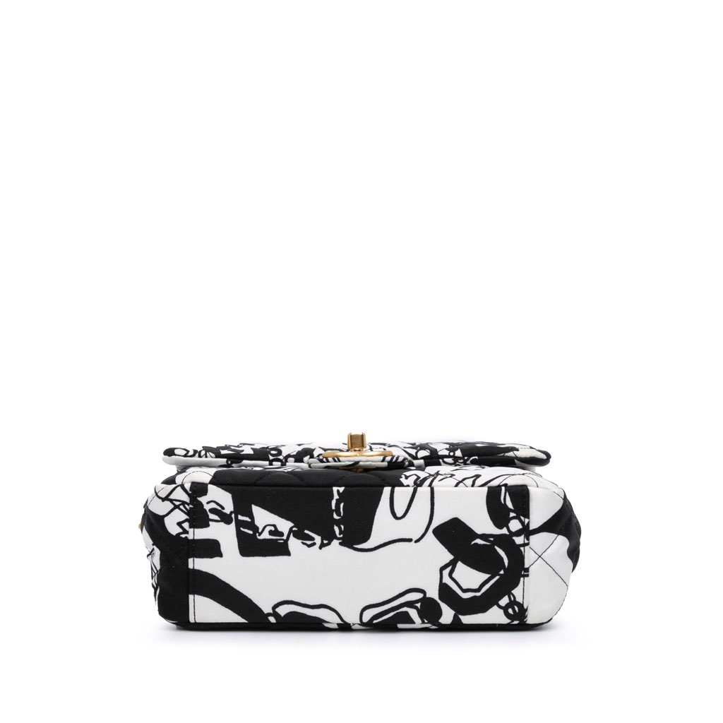Chanel Mini Printed Canvas Deer Coco Flap - 3