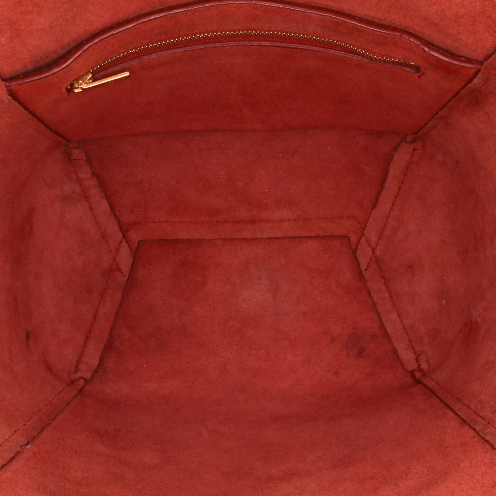 Celine Small Leather Seau Sangle Bucket Bag - 4