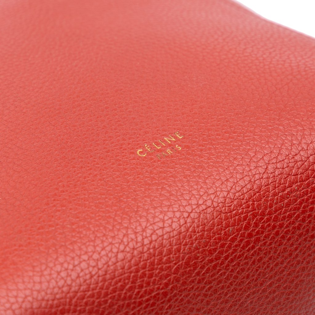 Celine Small Leather Seau Sangle Bucket Bag - Detail 2