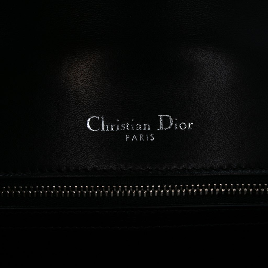 Dior Medium Lambskin Sequin Diorama Flap - Side view