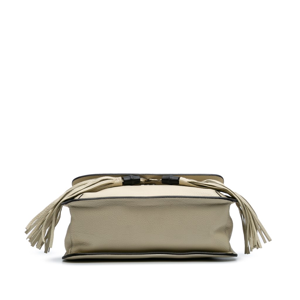 Gucci Medium Leather Bamboo Daily Crossbody - 3