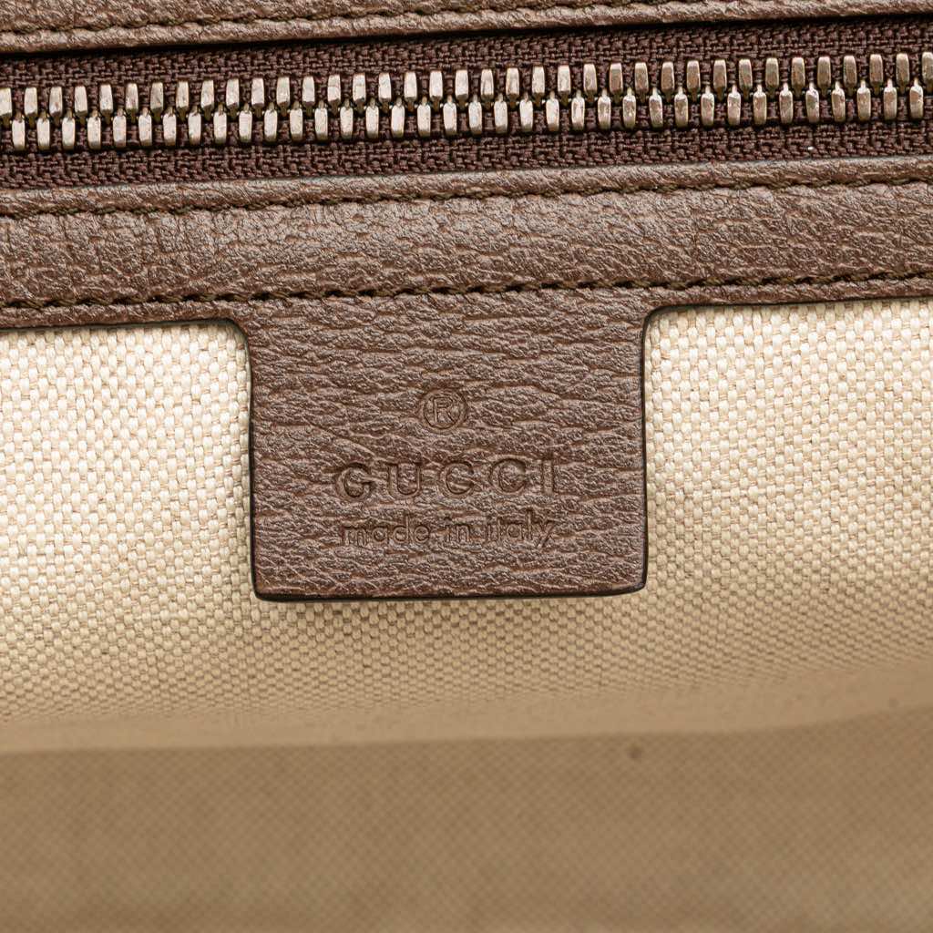 Gucci Small GG Supreme Web Ophidia Half Moon Crossbody - 5