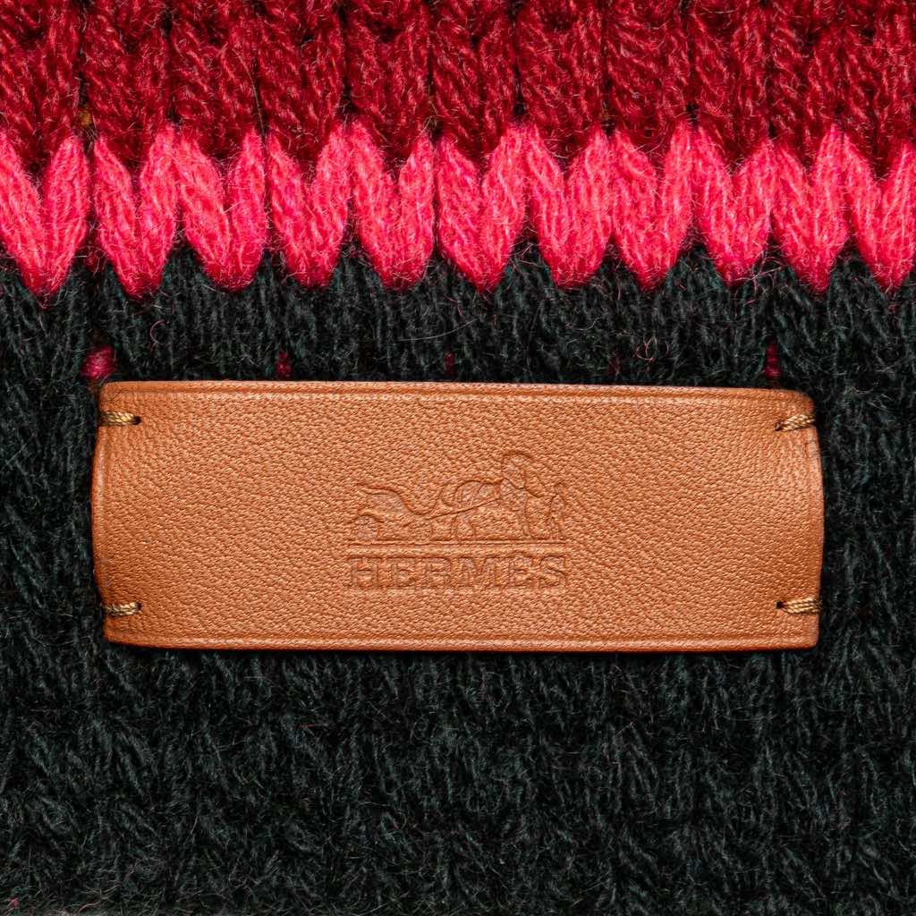 Hermès Grande Tenue Cashmere Scarf - Back view