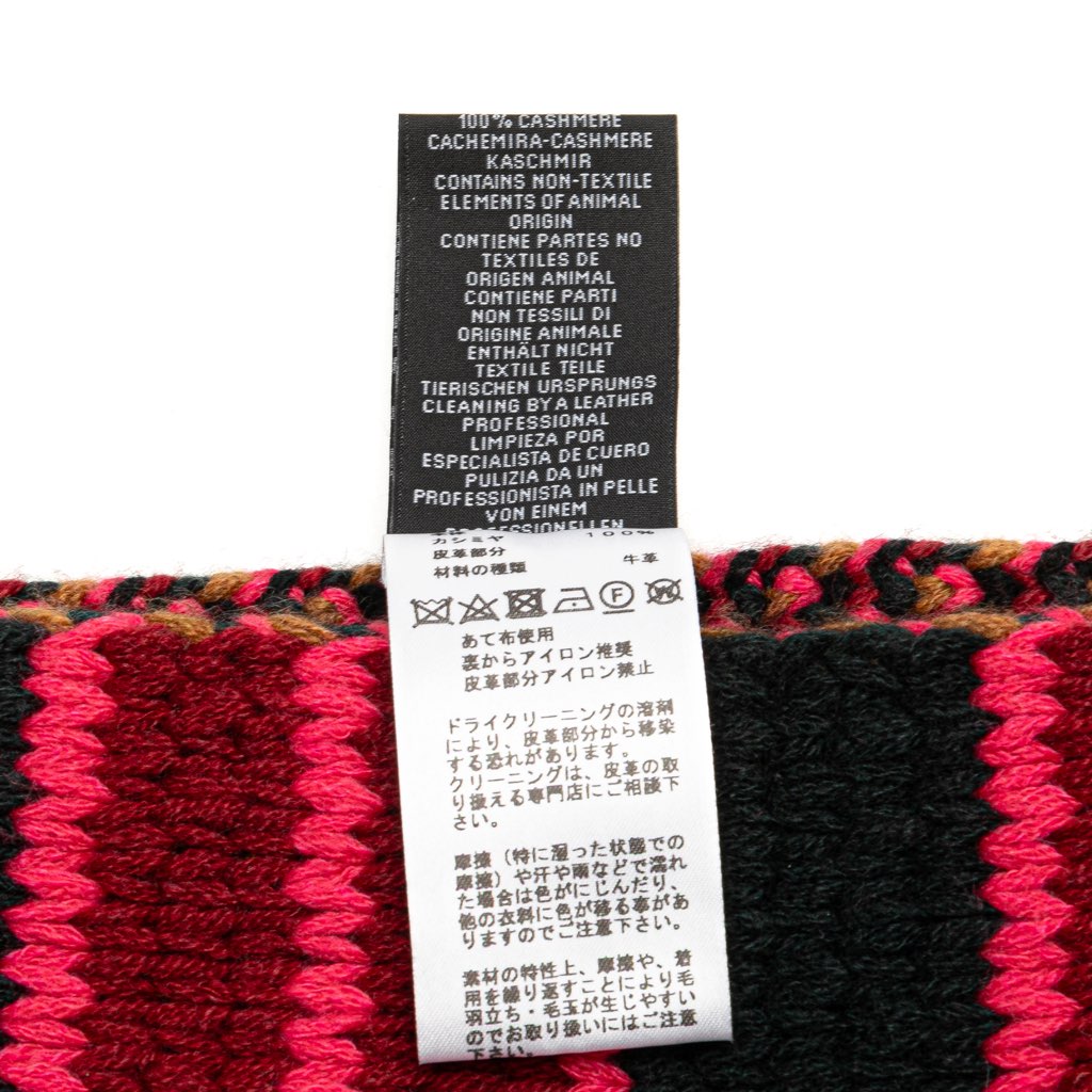 Hermès Grande Tenue Cashmere Scarf - Side view