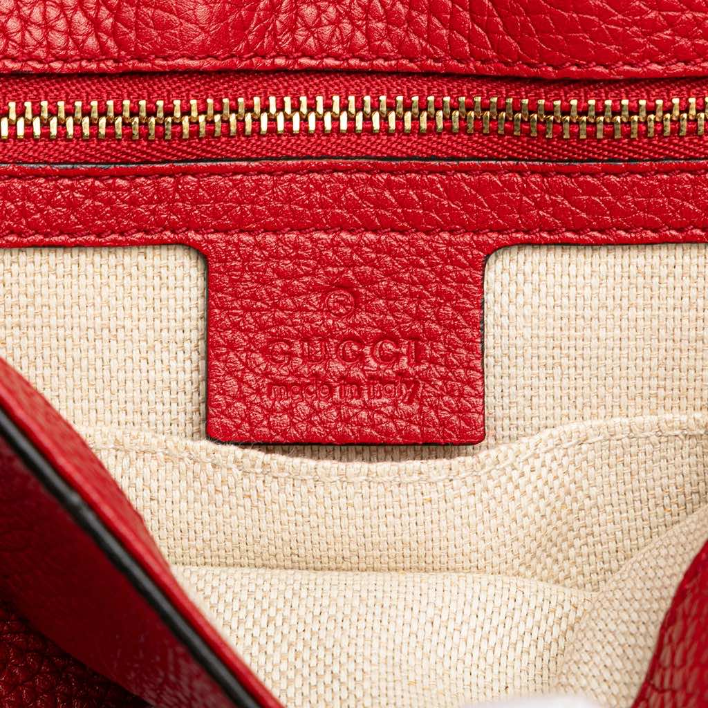 Gucci Medium Leather Soho Chain Flap Crossbody - 5