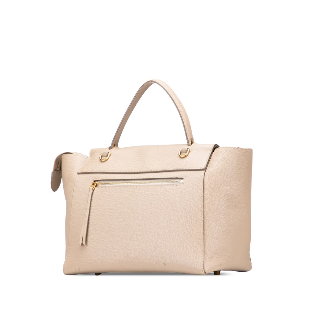 Celine Mini Grained Calfskin Belt Bag - Back view