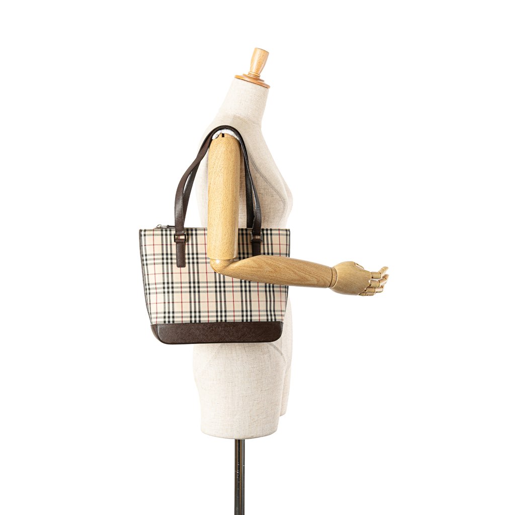 Burberry House Check Canvas Tote - Image 14