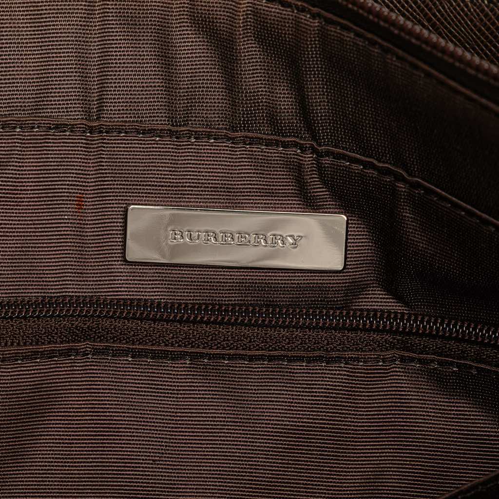 Burberry House Check Canvas Tote - Side view
